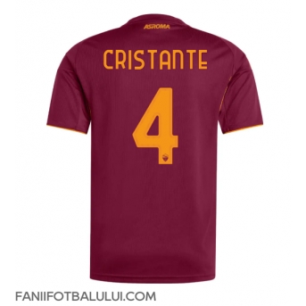 AS Roma Bryan Cristante #4 Tricou Fotbal Replică 2025-26 Barbati Acasa